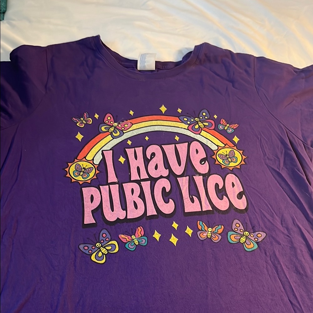 ❤️❤️❤️ Purple and Pink Retro Graphic Short Sleeve Tee